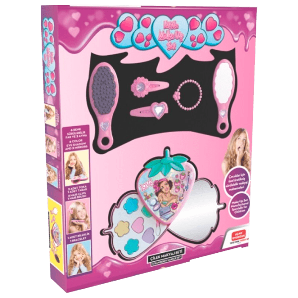 Set de creație Ucar Toys Little Make Up Set 259 8695989007496 Pink Pentru fetițe, 6+ photo 1