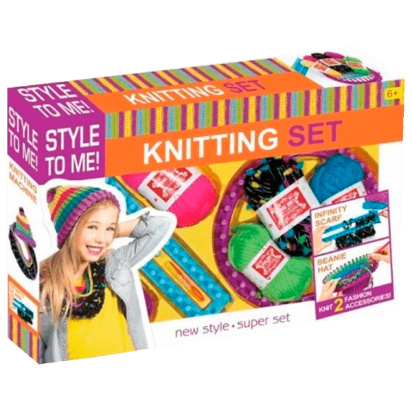 Креативный набор Optmarket Style To Me! Knitting Set ДЕ05.340 Разноцветный Для девочек, 6+ photo 1