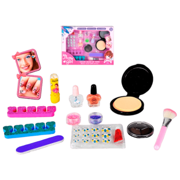 Креативный набор Optmarket Pretty The Girl Набор для красоты ДЕ05.426 Розовый Для девочек, 3+ photo 1