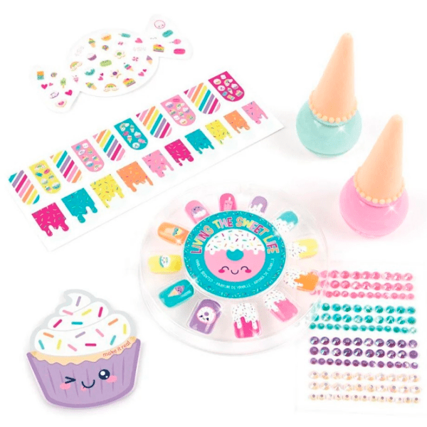 Креативный набор Make It Real Manicure and Design Sweet Nails Nail Candy Set 2328M Разноцветный Для девочек, 8+ photo 2