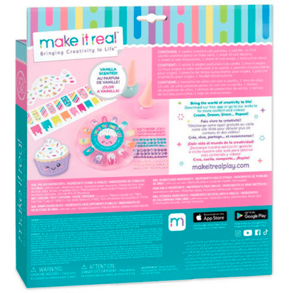 Креативный набор Make It Real Manicure and Design Sweet Nails Nail Candy Set 2328M Разноцветный Для девочек, 8+ photo 3