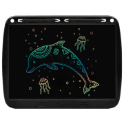 Графический планшет Helmet Kids Color Painting Board X-16 Черный Для детей, 3+