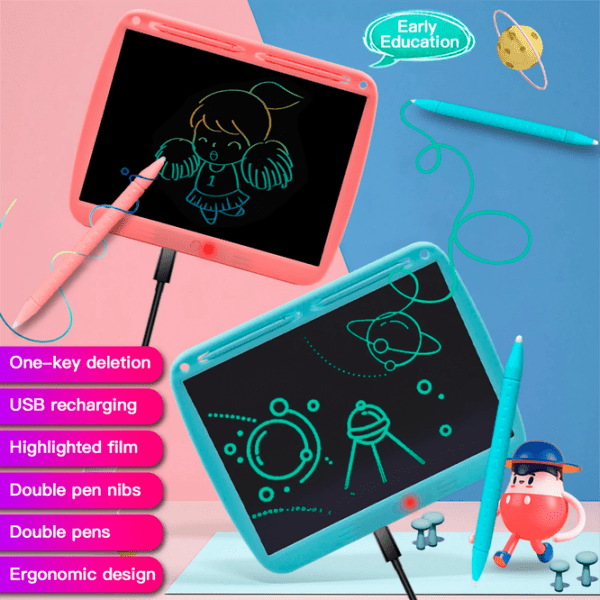 Графический планшет Helmet Kids Color Painting Board X-16 Черный Для детей, 3+ photo 4