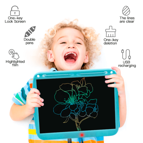 Графический планшет Helmet Kids Color Painting Board X-16 Черный Для детей, 3+ photo 7