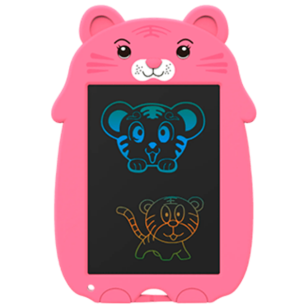 Tabletă grafică Helmet Kids Color Painting Board Tiger WT-0901 Pink Pentru copii, 2+ photo 1