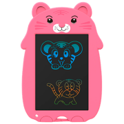 Tabletă grafică Helmet Kids Color Painting Board Tiger WT-0901 Pink Pentru copii, 2+