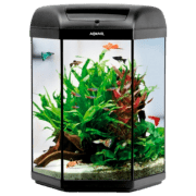 Acvariu Aquael Hexa Set LT Black 60 l