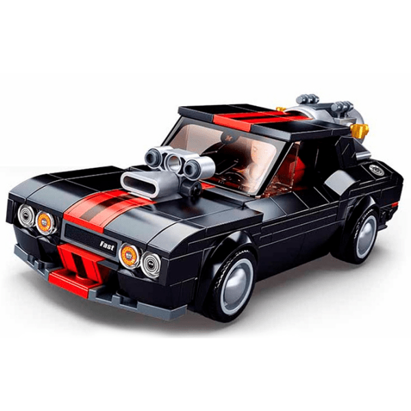 Конструктор Sluban Street Racer Черный Количество деталей 328, 6+ photo 2