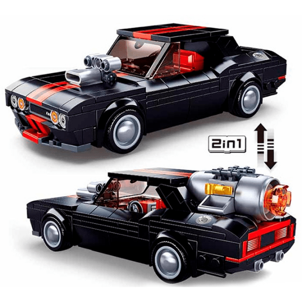 Конструктор Sluban Street Racer Черный Количество деталей 328, 6+ photo 3