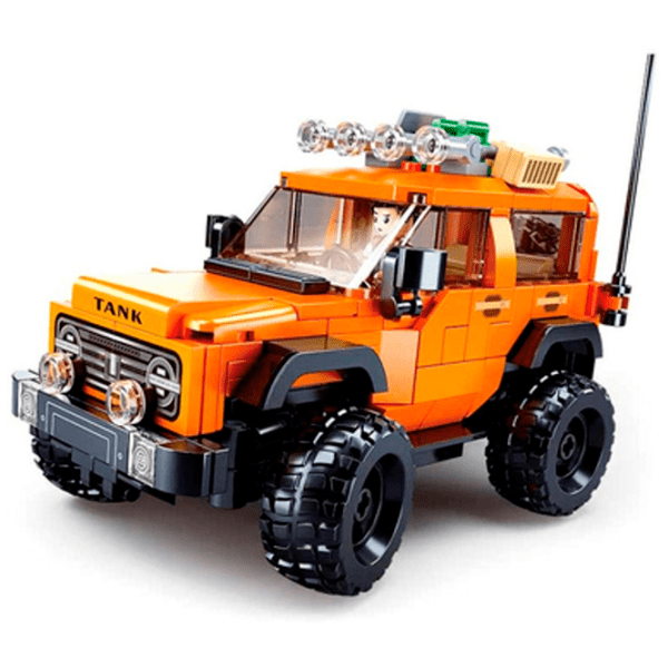 Конструктор Sluban American Jeep Bronx Оранжевый Количество деталей 302, 8+ photo 2
