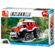 Constructor Sluban SUV Red Numărul de piese 142, 6+