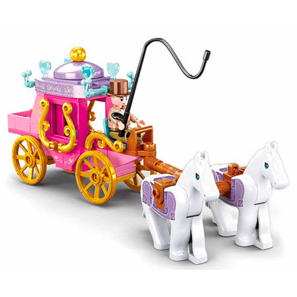 Constructor Sluban Carriage Multicolor Numărul de piese 139, 6+ photo 3