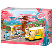 Constructor Sluban Tram in the city center Pink Numărul de piese 347, 6+