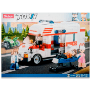 Constructor Sluban Ambulance Multicolor Numărul de piese 328, 6+