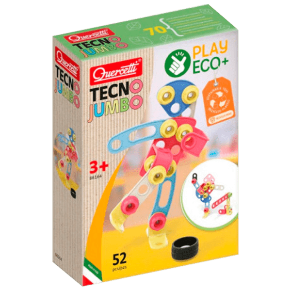 Constructor Quercetti Tecno Jumbo Multicolor Numărul de piese 52, 3+ photo 1