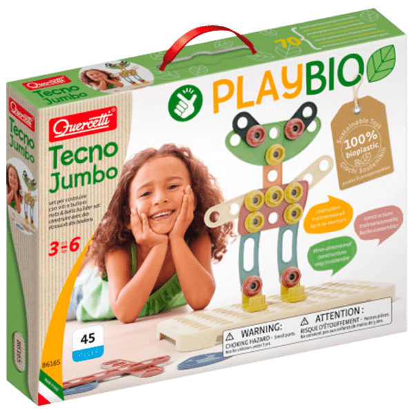 Constructor Quercetti Techno Jumbo Multicolor Numărul de piese 45, 3+ photo 1