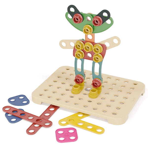Constructor Quercetti Techno Jumbo Multicolor Numărul de piese 45, 3+ photo 2