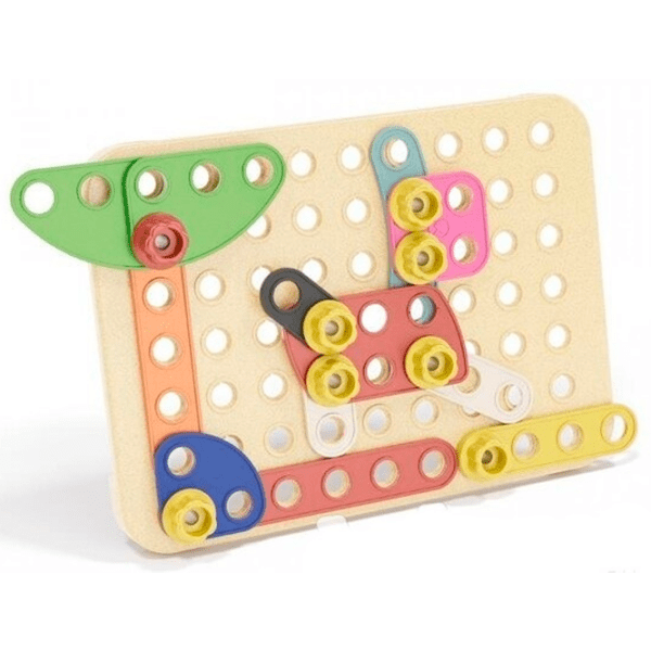 Constructor Quercetti Techno Jumbo Multicolor Numărul de piese 45, 3+ photo 4