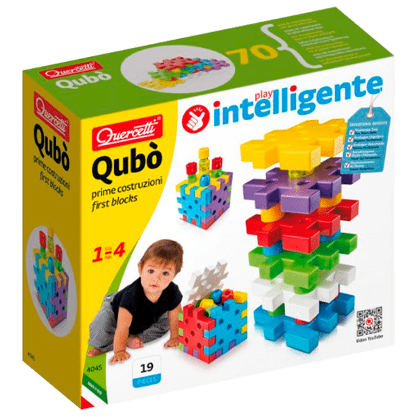Конструктор Quercetti Qubo Разноцветный Количество деталей 19, 1+
