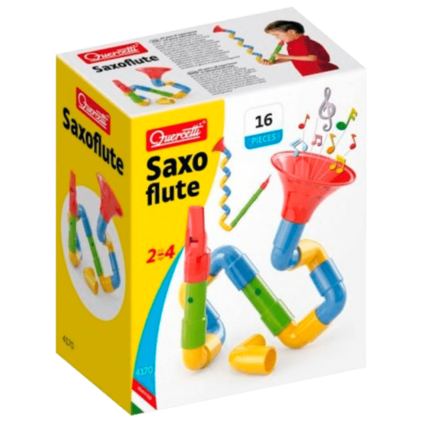 Constructor Quercetti Saxflute Multicolor Numărul de piese 16, 2+ photo 1
