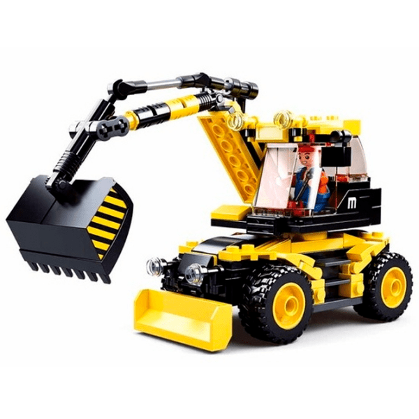 Constructor Sluban Excavator Multicolor Numărul de piese 196, 8+ photo 2