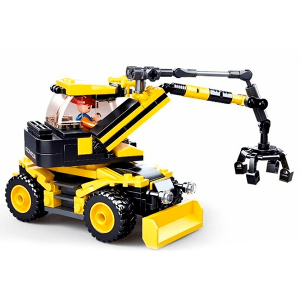 Constructor Sluban Excavator Multicolor Numărul de piese 196, 8+ photo 3