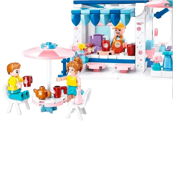 Constructor Sluban Coffee Shop Multicolor Numărul de piese 289, 6+ photo 4