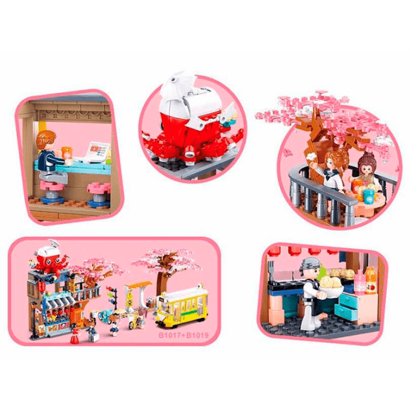 Constructor Sluban Tako Yaki Main Store Multicolor Numărul de piese 548, 6+ photo 6