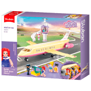 Constructor Sluban Luxurious Plane Multicolor Numărul de piese 383, 6+