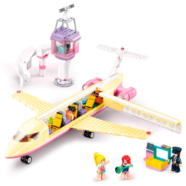 Constructor Sluban Luxurious Plane Multicolor Numărul de piese 383, 6+ photo 4