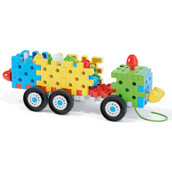 Constructor Quercetti Jumbo Peggy Vehicles Multicolor Numărul de piese 62, 2+ photo 2