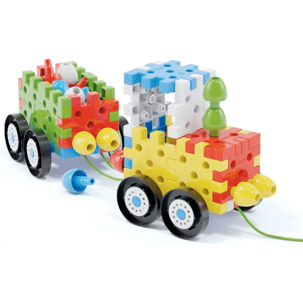 Constructor Quercetti Jumbo Peggy Vehicles Multicolor Numărul de piese 62, 2+ photo 3