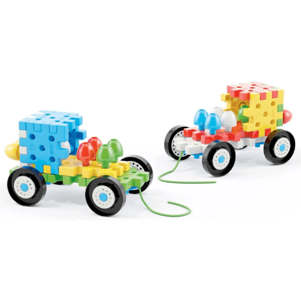 Constructor Quercetti Jumbo Peggy Vehicles Multicolor Numărul de piese 62, 2+ photo 4