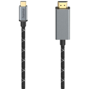 Кабель видео Hama 200507 USB Type-C / HDMI Черный 