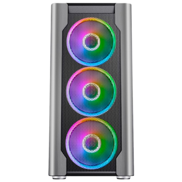 Корпус 1STPLAYER DX Серебряный micro ATX photo 2