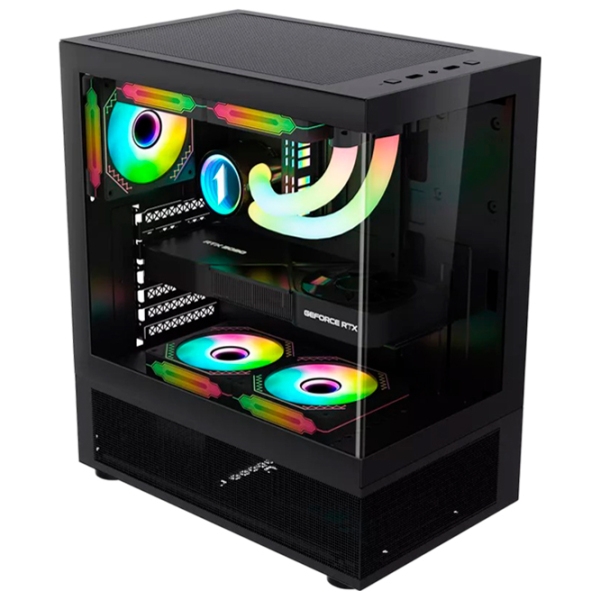 Корпус 1STPLAYER Mi7-A Черный micro ATX photo 2