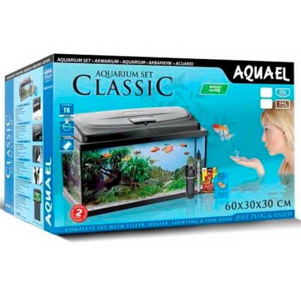Acvariu Aquael Classic Set PAO-60 Black 45 l photo 2