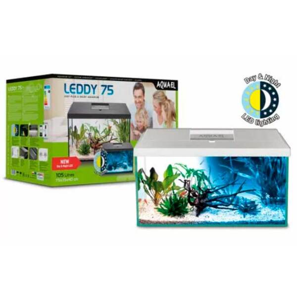Аквариум Aquael LEDDY PLUS PAP-75 D&N LED Белый 105 л photo 2