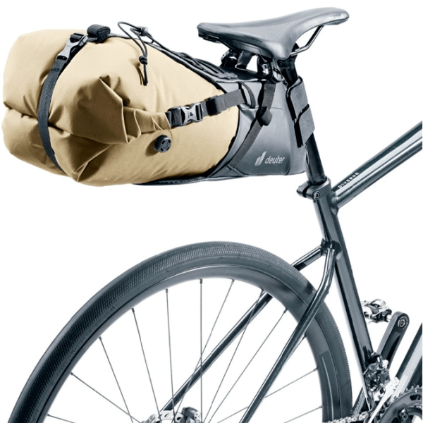  Geantă pentru bicicletă Deuter Cabezon SB 16 Desert Sand Black Desert Sand Black photo 2