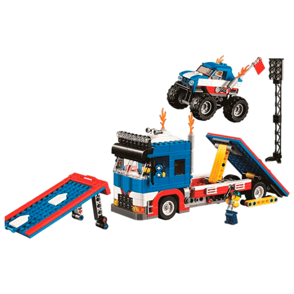 Constructor Optmarket Stunt Park Multicolor Numărul de piese 593, 6+ photo 1