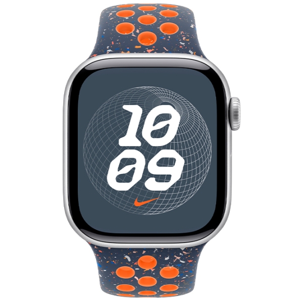 Ремешок Apple Watch Nike Sport Band Синий White Фторэластомер , 42 mm photo 3