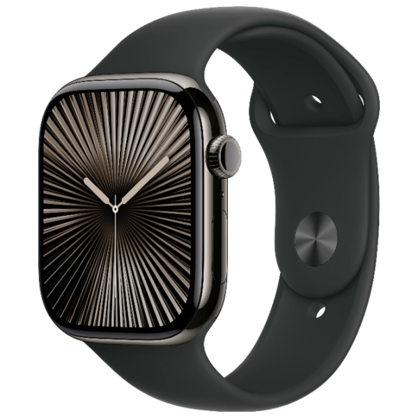 Умные часы Apple Watch Series 10 Грифельный 1.96" | 46 мм | Титан/Силикон
| MWYE3ZP/A photo 1