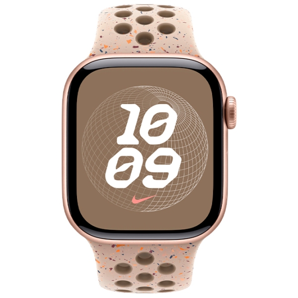 Curelușă Apple Watch Nike Sport Band Desert Stone Fluoroelastomer, 42 mm photo 2