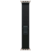 Curelușă Apple Watch Trail Loop Natural Titanium Finish Black  Spandex, 49 mm