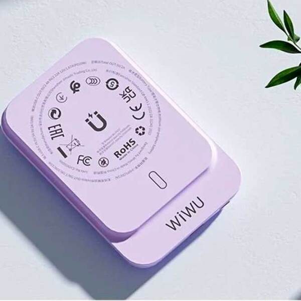 Power Bank 5000 мАч WIWU Wi-P037 (20 Вт) Пурпурный  photo 3