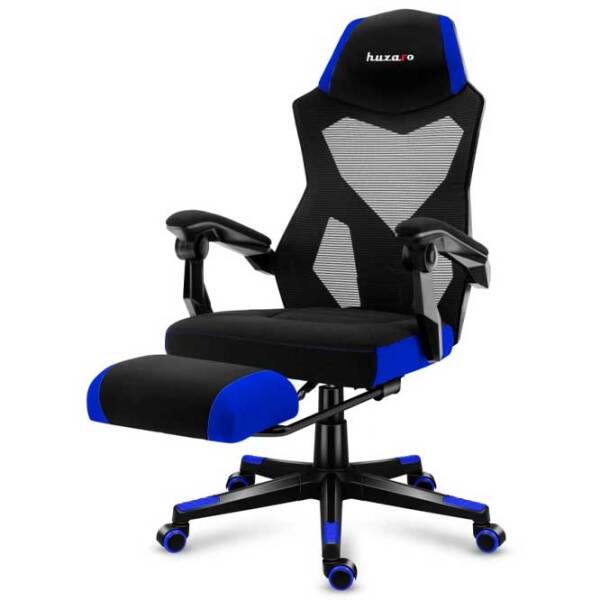 Scaun Gaming Huzaro Combat 3.0 01121514 Blue Black  photo 4
