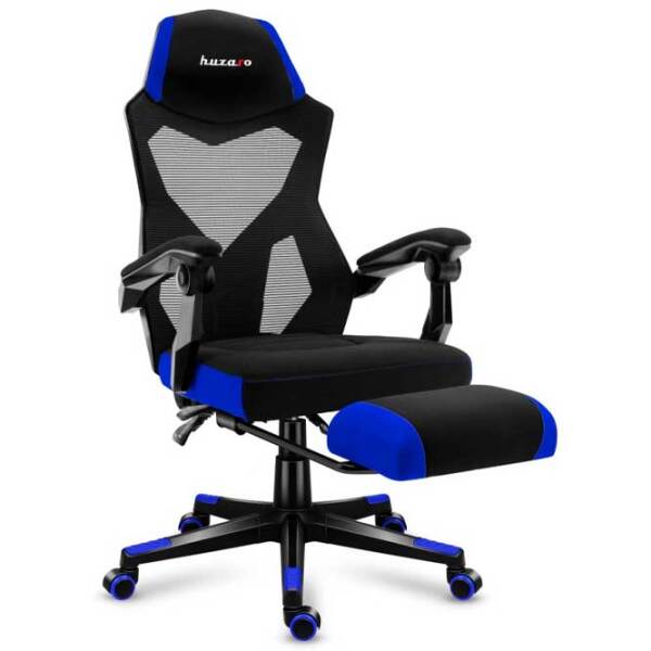 Scaun Gaming Huzaro Combat 3.0 01121514 Blue Black  photo 5