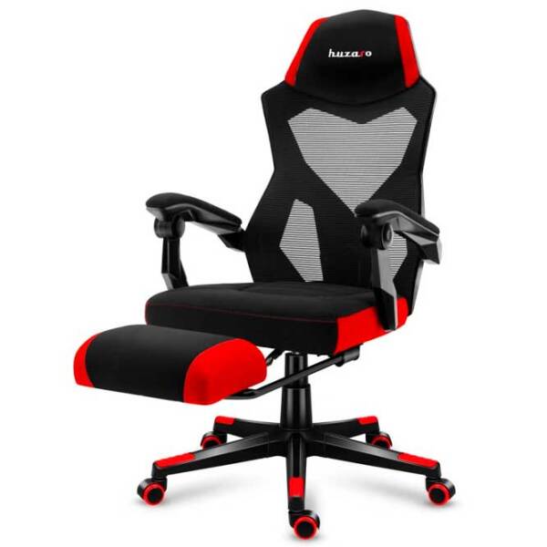 Scaun Gaming Huzaro Combat 3.0 01121514 Red Black  photo 4