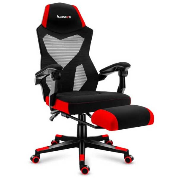 Scaun Gaming Huzaro Combat 3.0 01121514 Red Black  photo 5