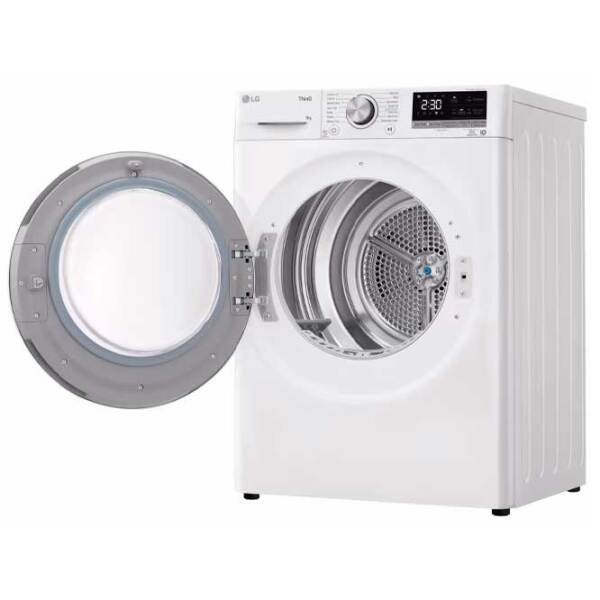 Mașină de uscat rufe LG RH90V9AV4N White 9 kg, A+++ photo 2